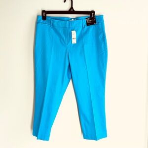 NWT blue capri pants, size 12